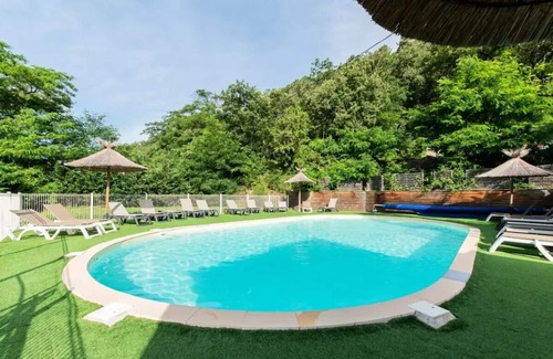 Saint-Vincent-de-Durfort House | Camping maeva Escapades Coeur d'Ardèche * - Mobile Home 3 Rooms 4 People (3 Adults and 1 Baby) + TV