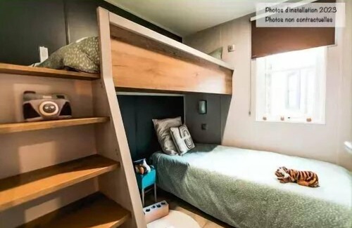 Peigney House | Camping de la Liez * - Mobile home New Loggia 3 Rooms 4 People Air-conditioned
