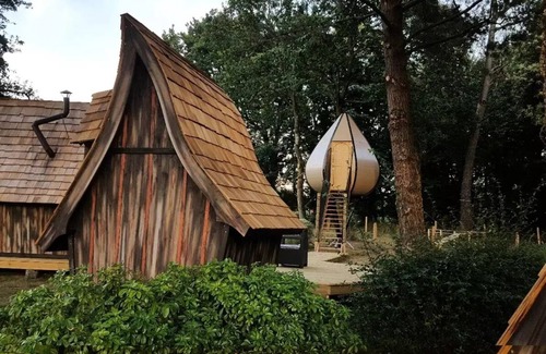 Pont-Scorff House | Camping Entre Terre et Mer * - Goutte d'ô cabin 2 people