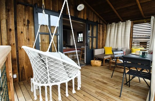 Brignogan-Plage Ski Chalet | Camping La Côte des Légendes * - Sea view chalet - 1 bedroom 2 people
