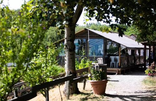 Saint-Leger-de-Fougeret Ski Chalet | Camping LA FOUGERAIE * - Panoramic Pond Chalet - 2 bedrooms 5 people