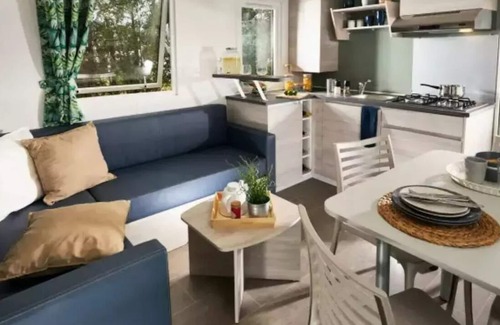 Saint-Cricq House | Camping Lac de Thoux* - Premium Space 4 Rooms 6 People Air Conditioning
