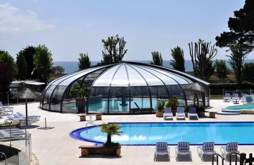 Nevez House | Camping Le Raguenès Plage* - Mobilhome XL Jungle 4 Rooms 6/7 People
