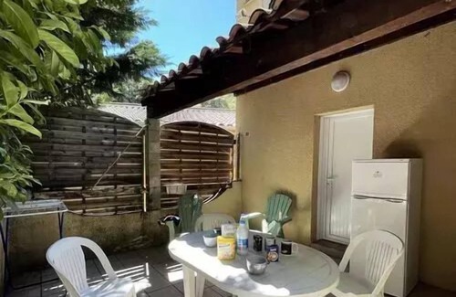 Saint-Maurice-d'Ibie Villa | Camping Le Sous Bois * - 2 Room Duplex Gite 2/4 People