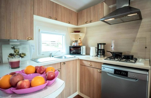 Severac-d'Aveyron House | Camping les Calquieres* - Mobile Home Sunny 3 Rooms 4 People + dishwasher