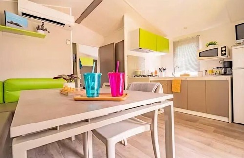 Laroque-des-Alberes House | Camping Les Albères * - Mobil Home Loisirs 3 Rooms 4 People Air Conditioned + TV