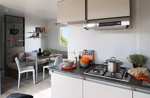 Lannion House | Camping maeva Club Les Alizés * - Mobile Home Premium Exotic 4 Rooms 6/8 People Air-conditioned + TV