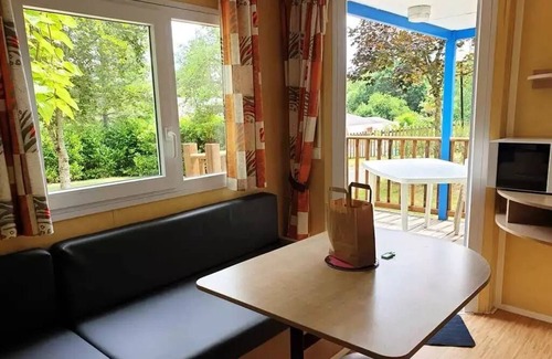 Nabirat House | Camping Ushuaïa Villages les Pialades * - Mobile home 5 - 26m² with semi-covered terrace/2 bedrooms for 5 people
