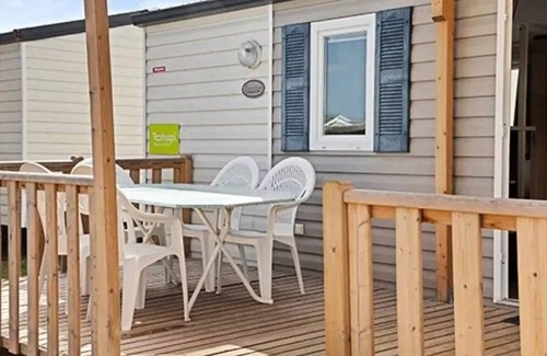 Saint-Amans-des-Cots House | Campsite Domaine des Tours - Mobil-home Raised terrace