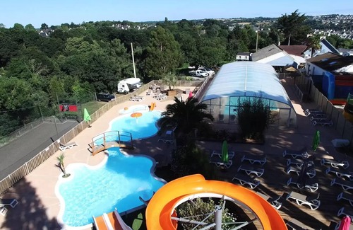 Binic House | Campsite LE PANORAMIC * - MOBILE HOME PANORAMA 25 M2 with covered terrace 4 people