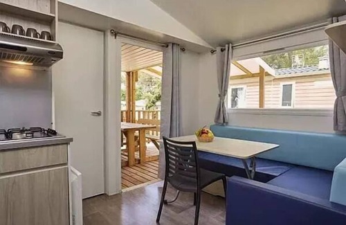 La Flotte House | Campsite La Grainière* - Mobile home Comfort 3 rooms 4 people air-conditioned - TV