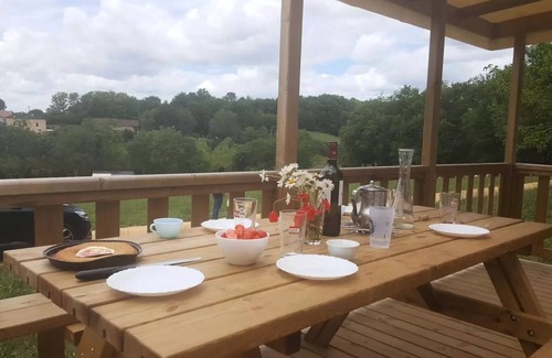 Soturac House | Campsite Nature Le Valenty * - Mobile home 2 bedrooms panoramic Dordogne 6 people