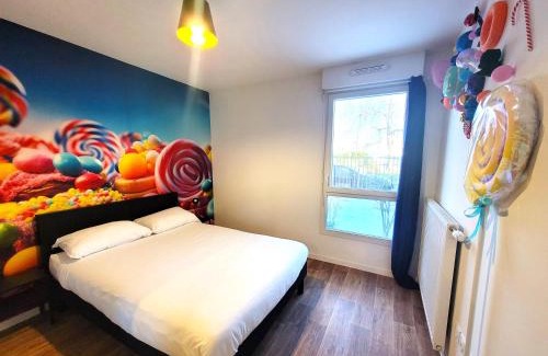 Meaux Apartment | Candyland-20min Disney-Famille