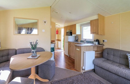 Ludchurch Cottage | CARAVAN 2 AT BLACKMOOR FARM, pet friendly, with a garden in Tenby