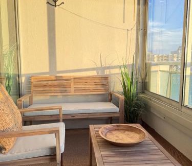 Carnon-Plage Apartment | Carnon Plage, panorama Unique sur la Mer et le Port depuis la Terrasse