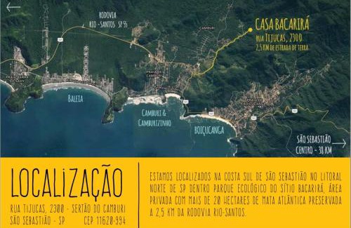 Camburi House | Casa Bacarirá - Floresta com Yoga e Café da Manhã Vegano