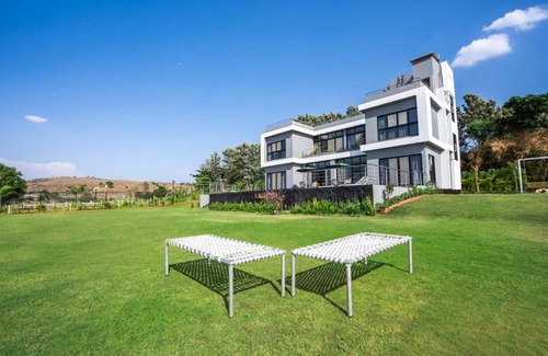 Mahiravani Villa | Casa Boho by StayVista - Contemporary design, Farm-view, Swimming pool & Indoor games for a chic retreat
