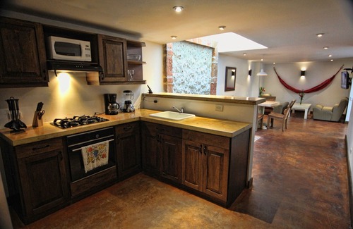 La Florida Apartment | Casa del Reloj EDEN-2 Suites-2 Indoor Patios, Kitchen, Dining Room, Living Room
