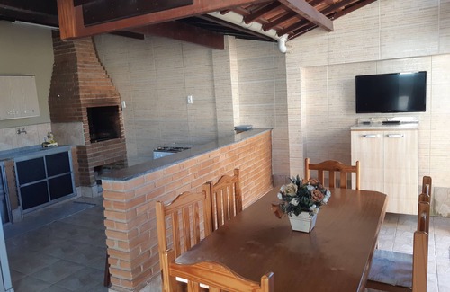 Praia das Palmeiras House | Casa Grande Litoral Norte - Caraguatatuba - Swimming pool with guardrail -closed