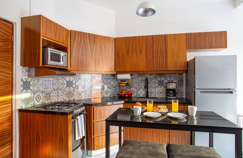 Colonia 5 de Diciembre Apartment | Casa Loro Azul PV Unit 4 NEW with Rooftop pool 1BD Studio for rent in 5 de Dicie