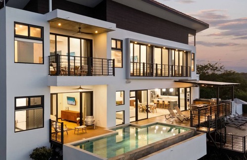 Playa Hermosa House | Casa Sol: Luxury 4 BR, Ocean View Villa-Pool & Concierge - Playa Hermosa