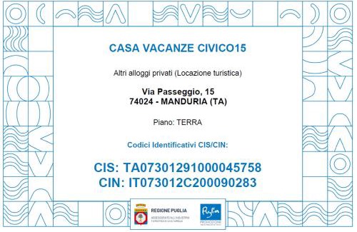 Manduria House | Casa Vacanze Civico15 - Appartamento Indipendente & Climatizzato - Manduria - Salento - Puglia - Italy