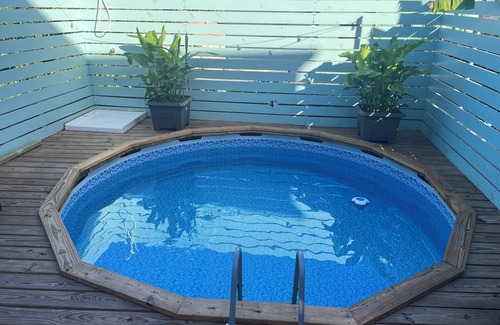 Roseau Apartment | Casita Heliconia - Jr. Suite #2 with lovely pool deck