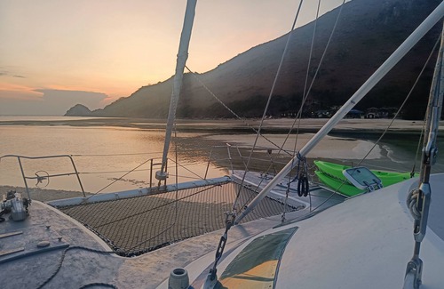 Coron Town Proper Boat Rental | Catamaran sail boat in Coron, Palawan
