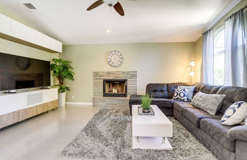 Cathedral City House | Cathedral City Home w/Hot Tub + Gas Grill!