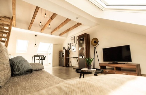 Nordhorn Apartment | Central studio - loft with WLAN & parking space