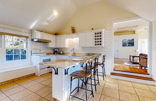 Gloucester House | Centrally located charmer with expansive patio, board games, & central AC