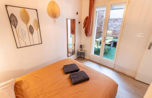 Saint - Michel Apartment | Centre ville au calme-Terrasse-parking-