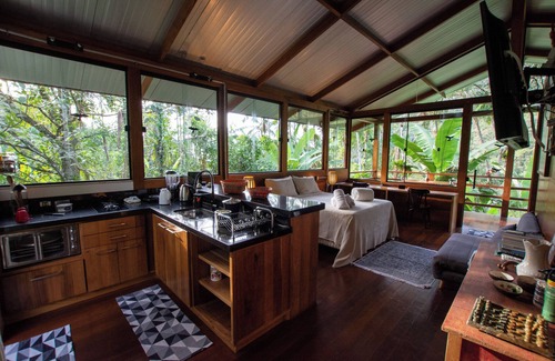 Paraty Ski Chalet | Chalé da Montanha, Vista Incrível da Montanha e Cachoeira no Mesmo Terreno