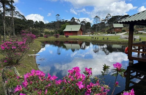 Rancho Queimado Cabin | Chale Rouge - Vila Vert - Rancho Queimado - SC