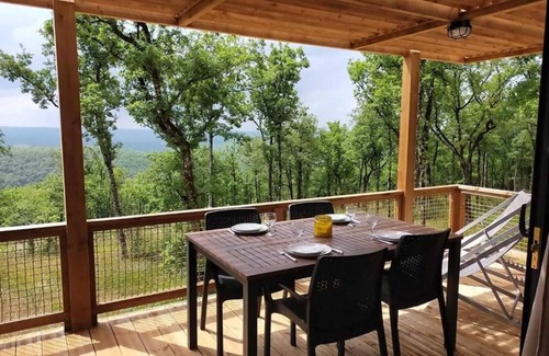 Saint-Cirq-Lapopie Ski Chalet | Chalet 3 étoiles - Piscine - efchbh