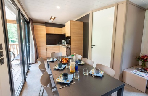 Saint-Bauzile House | Chalet 6/8 people - Camping Les Berges du Bramont