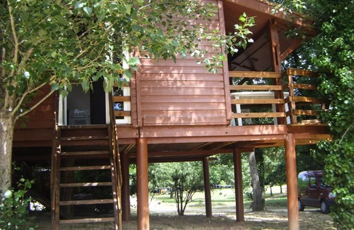 Rochegude Ski Chalet | Chalet auf Stilt/Terrace/klimatisiert/schöner Parkblick 4 Personen