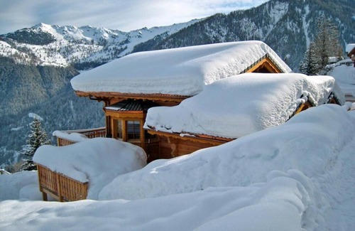Riddes Ski Chalet | Chalet Chocolat - Jacuzzi Sauna Views Ski-In Ski-Out - La Tzoumaz, 4 Vallees