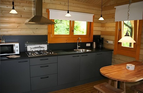 Zoutkamp Ski Chalet | Chalet Copperwing on small-scale nature campsite 't Ol Gat.