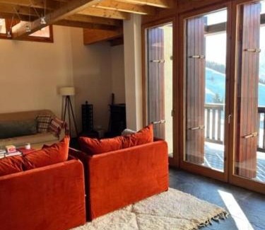 Villard-Reculas Ski Chalet | Chalet d'architecte-Alpe d'Huez 9p- 4ch- 1bureau
