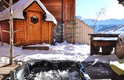 Vars Ski Chalet | Chalet de prestige 18 people swimming pool jacuzzi sauna