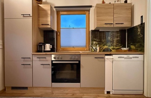 Steyrling House | Chalet Falkenstein - Ferienhaus, Dusche, WC, Ruhig