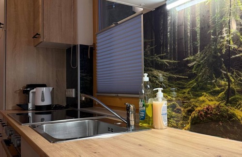 Steyrling House | Chalet Falkenstein - Ferienhaus, Dusche, WC, Ruhig