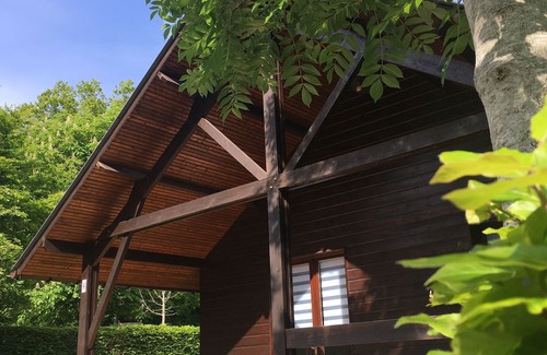 Auquainville House | Chalet-gîte 6p. Normandie Heated pool from mid-May to September(Patte de Loup)