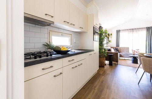 Municipality of Veldhoven Ski Chalet | Chalet in Brabant with Spacious Garden