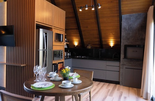 Sao Bento do Sul Ski Chalet | Chalet in the mountains Hidro Fireplace Sensational view
