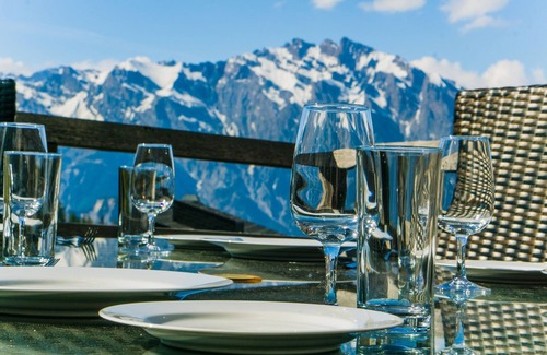 La Tzoumaz Ski Chalet | Chalet le Grand Ours - Jacuzzi Sauna Views Ski-In Ski-Out - La Tzoumaz, 4 Vallees