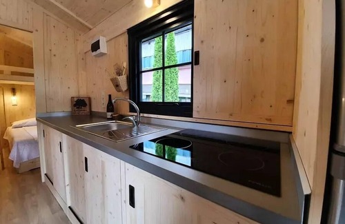Brignogan-Plage Ski Chalet | Chalet mit Meerblick - 2 Schlafzimmer, 5 Personen