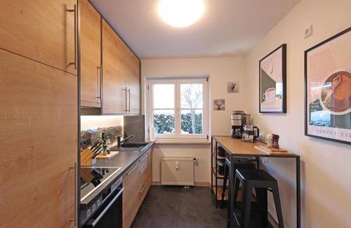 Oberstdorf Apartment | 'Chalet-Style' ruhige & zentrale 3-Raum-Suite direkt am Kurpark