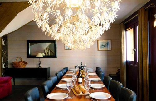 Le Cret Ski Chalet | Chalet, view mountain, fitness, hammam, balcony, fireplace or stove, parking, tv, ski locker, 360m²